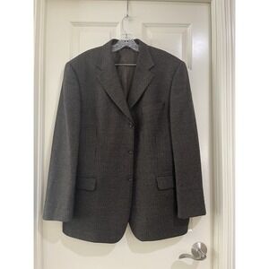 joseph feiss men 100% wool sport blazer size 44R